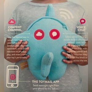 Toy mail Shark toy , send messages to your kids from your phone to toy ! New